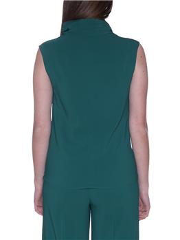 Blusa drappeggio liviana conti VERDE - gallery 4