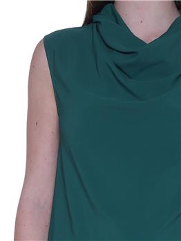 Blusa drappeggio liviana conti VERDE - gallery 5