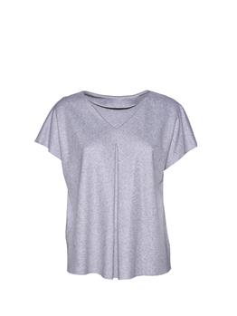 Blusa scollo v liviana conti GRIGIO CHIARO
