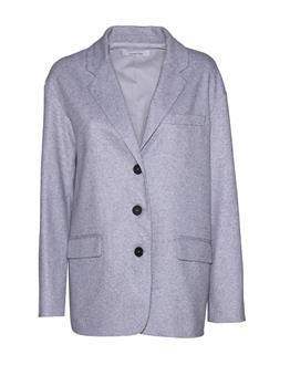 Blazer panno cashmere livianac GRIGIO CHIARO - gallery 2