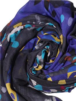 Foulard trapezio manila grace NERO Y2 - gallery 3
