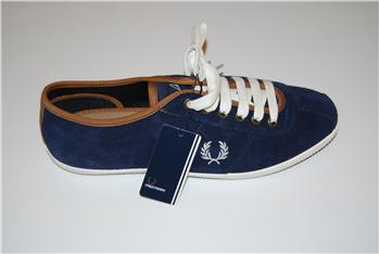 Scarpa fred perry bassa BLU