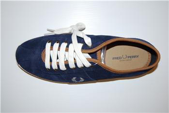 Scarpa fred perry bassa BLU - gallery 3