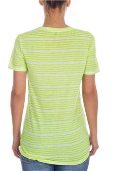 Superdry t-shirt donna rigata VERDE FLUO - gallery 4