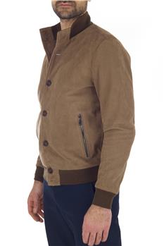 Giubbino pelle scamosciato BEIGE