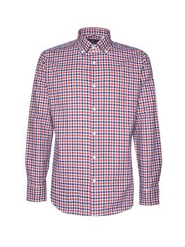 Camicia golf by montanelli ROSSO BLU BIANCO
