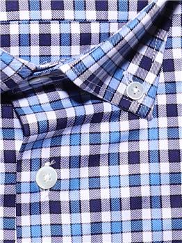 Camicia golf by montanelli BLU AZZURRO E BIANCO - gallery 6