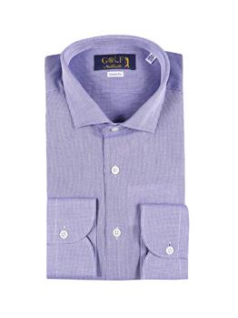Camicia golf by montanelli BIANCO E BLU