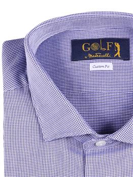 Camicia golf by montanelli BIANCO E BLU - gallery 3