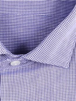 Camicia golf by montanelli BIANCO E BLU - gallery 5