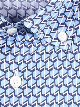 Camicia golf by montanelli CELESTE MEDIO - gallery 5