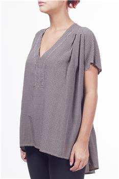 Manila grace blusa pide pool BEIGE E MARRONE Y5