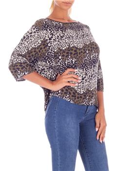 Manila grace blusa fantasia VERDE OLIVA