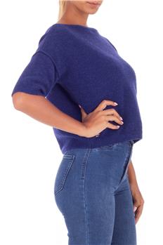 Manila grace maglia larga BLU ELETTRICO