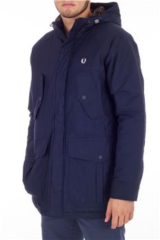 Giaccone fred perry uomo lungo BLU - gallery 2