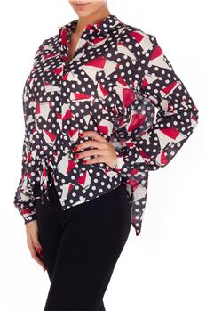 Blusa manila grace fantasia NERO