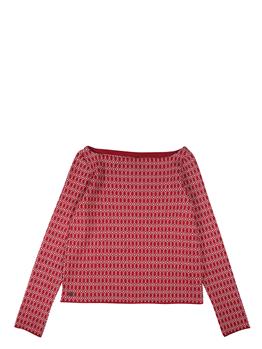 Maglia manila grace jacquard RUBINO NACRE