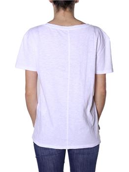 T-shirt manila grace scollo v BIANCO