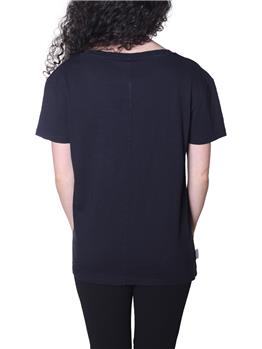 T-shirt manila grace scollo v NERO LAVAGNA