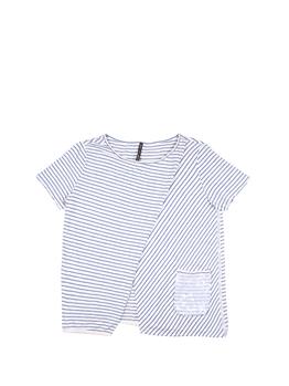 T-shirt manila grace pannello AVIO OFF WHITE