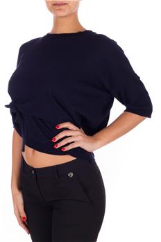 T-shirt manila con fiocco BLU