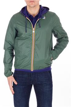K-way bomber uomo reversibile BLU E VERDE