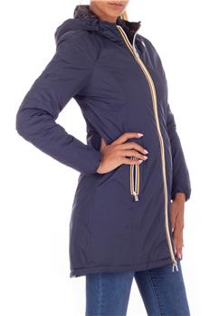 K-way piumino donna double BLU E NERO - gallery 3