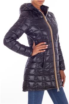 K-way piumino donna double BLU E NERO - gallery 4