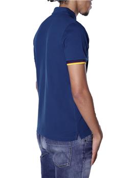 Polo k-way vincent contrast BLUE OTTANIO