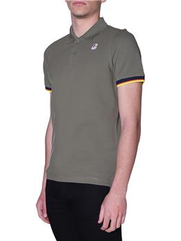Polo k-way classica stretch GREEN OLIVE - gallery 3