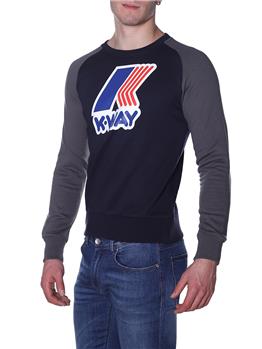 Elpa k-way scritta grande BLU