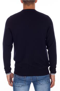 Maglia fred perry giro collo BLU Y8 - gallery 4