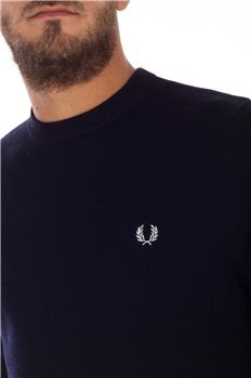 Maglia fred perry giro collo BLU Y8 - gallery 5