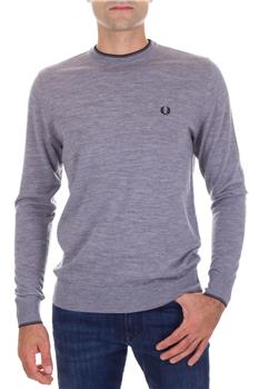 Maglia fred perry giro collo GRIGIO CHIARO - gallery 2