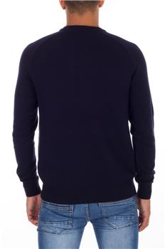 Maglia fred perry grana riso BLU - gallery 4