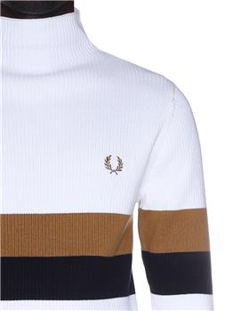 Dolcevita fred perry uomo SNOW WHITE - gallery 5