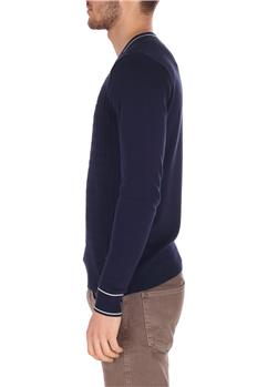 Maglia fred perry treccia BLU - gallery 3