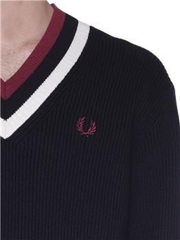 Maglia fred perry uomo BLACK - gallery 5