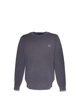 Maglia fred perry manica lunga GUN METAL