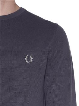 Maglia fred perry manica lunga GUN METAL - gallery 5