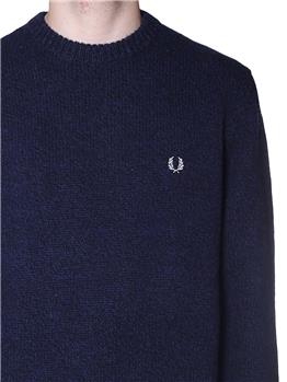 Maglia fred perry shetland BLU - gallery 3