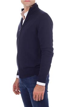 Maglia fred perry full zip BLU Y9 - gallery 2