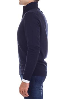 Maglia fred perry full zip BLU Y9 - gallery 3