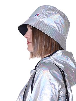 Cappello k-wy donna double SILVER METAL BLACK PURE - gallery 4