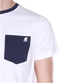 T-shirt sigur bicolor k-way WHITE BLUE DEPHT - gallery 5