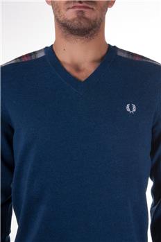 Fred perry maglia scollo v CARTA DA ZUCCCHERO Y5 - gallery 5