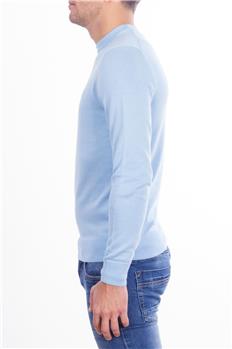 Maglia fred perry giro collo CELESTE MEDIO P7 - gallery 4