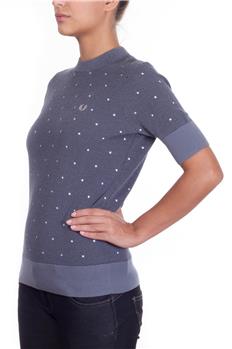 Maglia fred perry pois donna GRIGIO Y7
