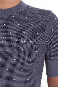 Maglia fred perry pois donna GRIGIO Y7 - gallery 5