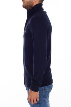 Maglia full zip fred perry BLU - gallery 3